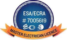 electrician licence number ESA/ECRA # 7005619